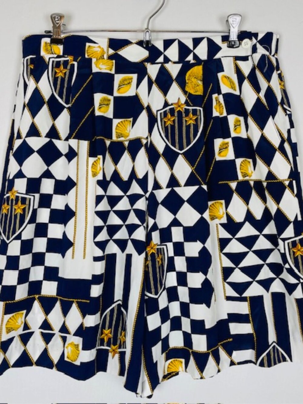 Vtg 80s 90s Joyce High Waist Shorts Sz 18 Old Money Nautical Office Resort